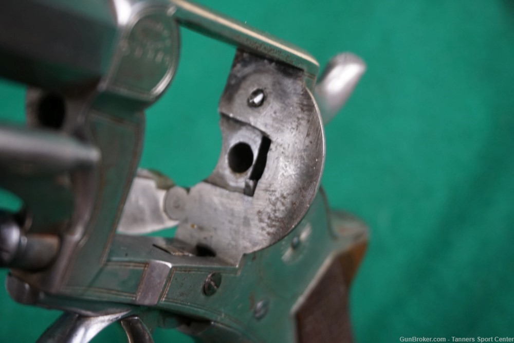 British Tranter 1868 Nickel Cased Revolver 450 Adams 4.5" No Reserve  -img-24