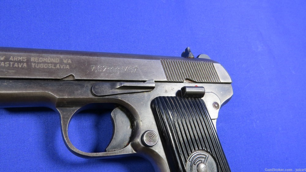 Zastava M57 7.62x25mm Single-Action Yugoslavian Pistol – 1960-61 - C&R-img-7