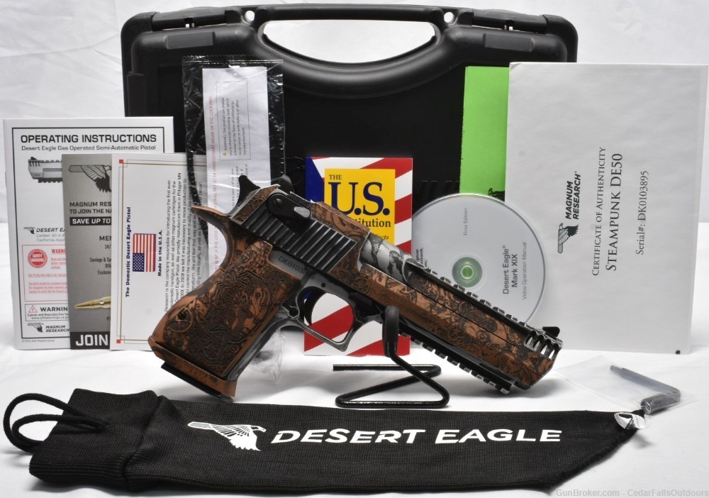MRI Desert Eagle Steam Punk 50AE *LIMITED RUN OF 20* Semi-auto Pistol-img-13