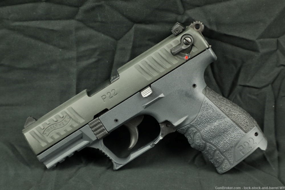 Walther Arms P22Q P22 Tungsten Gray .22LR 3.5” Semi-Auto Pistol w/ Case-img-6