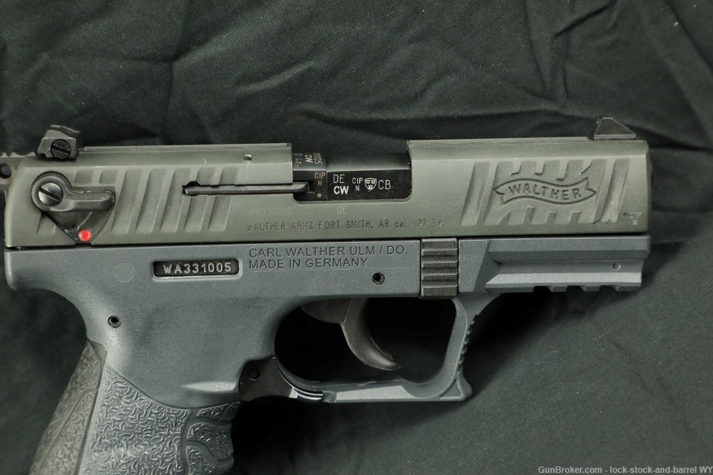 Walther Arms P22Q P22 Tungsten Gray .22LR 3.5” Semi-Auto Pistol w/ Case-img-5