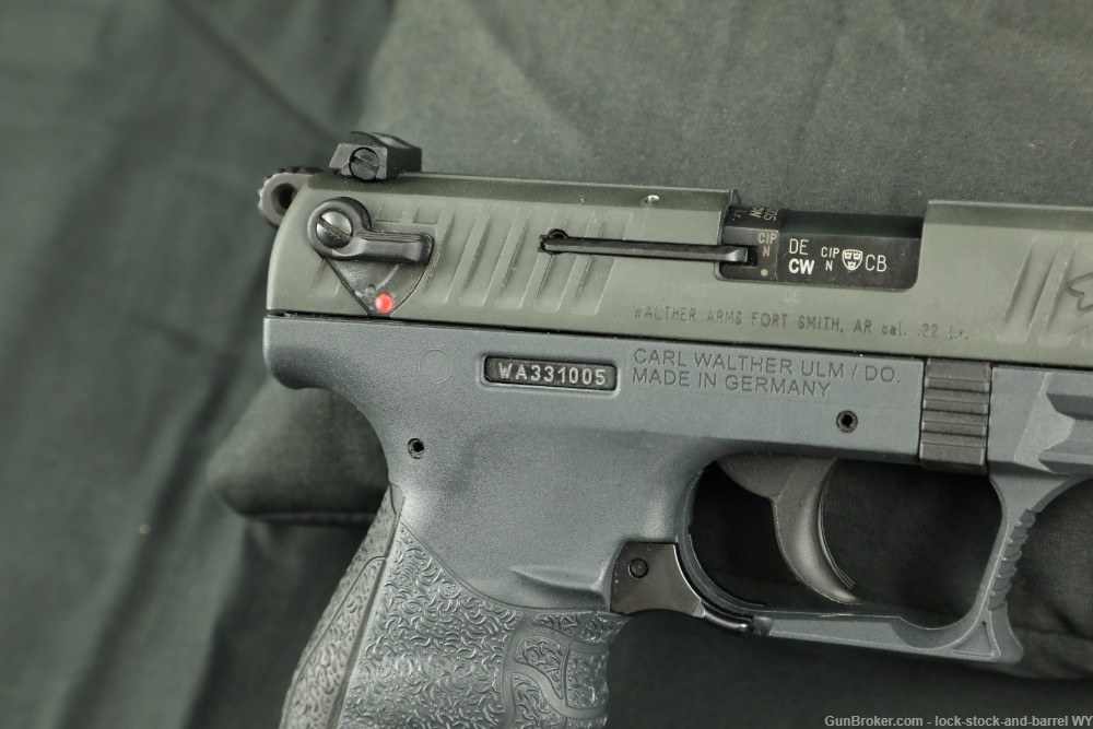 Walther Arms P22Q P22 Tungsten Gray .22LR 3.5” Semi-Auto Pistol w/ Case-img-22