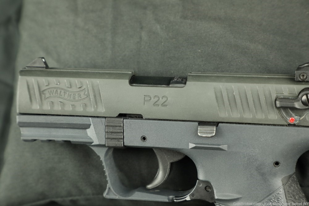 Walther Arms P22Q P22 Tungsten Gray .22LR 3.5” Semi-Auto Pistol w/ Case-img-25