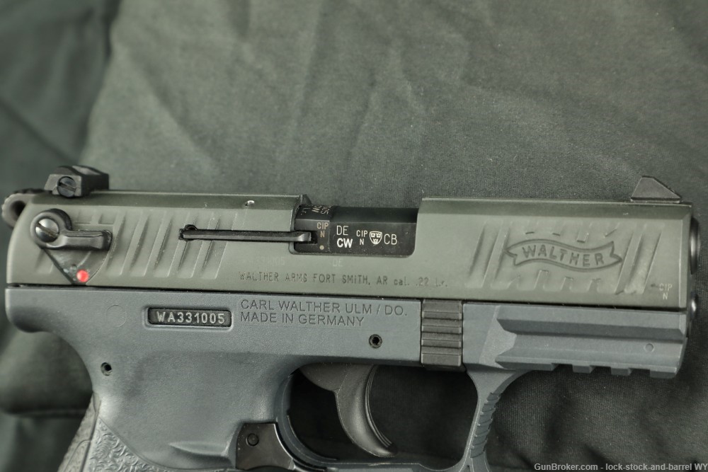Walther Arms P22Q P22 Tungsten Gray .22LR 3.5” Semi-Auto Pistol w/ Case-img-20