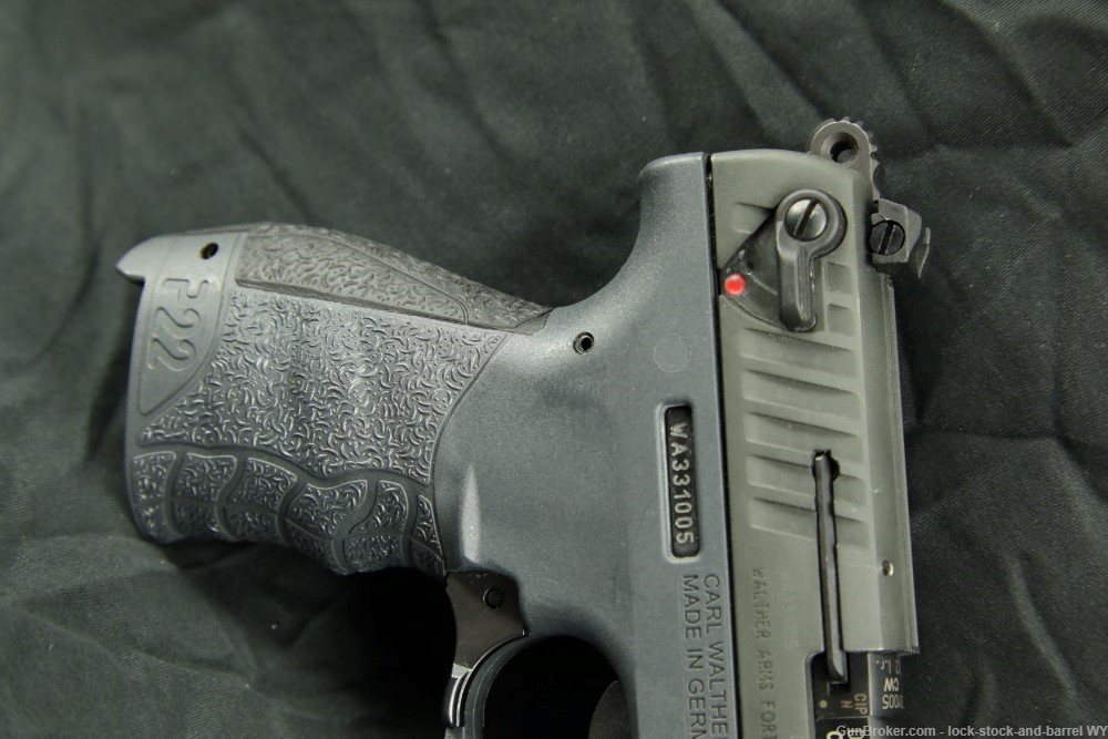 Walther Arms P22Q P22 Tungsten Gray .22LR 3.5” Semi-Auto Pistol w/ Case-img-4