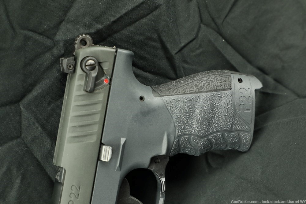 Walther Arms P22Q P22 Tungsten Gray .22LR 3.5” Semi-Auto Pistol w/ Case-img-8