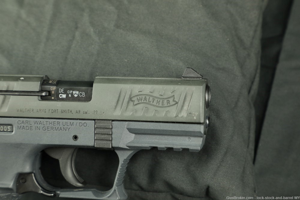 Walther Arms P22Q P22 Tungsten Gray .22LR 3.5” Semi-Auto Pistol w/ Case-img-19