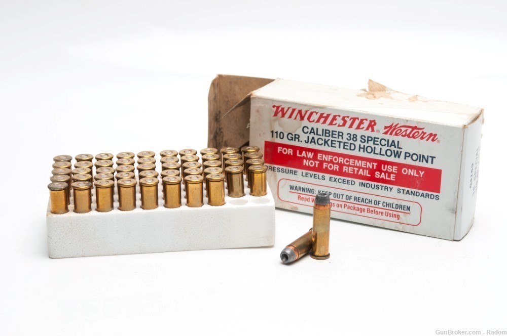 2 Boxes Winchester .38 Special +P | 110 Grain J.H.P. | Q4169-img-0