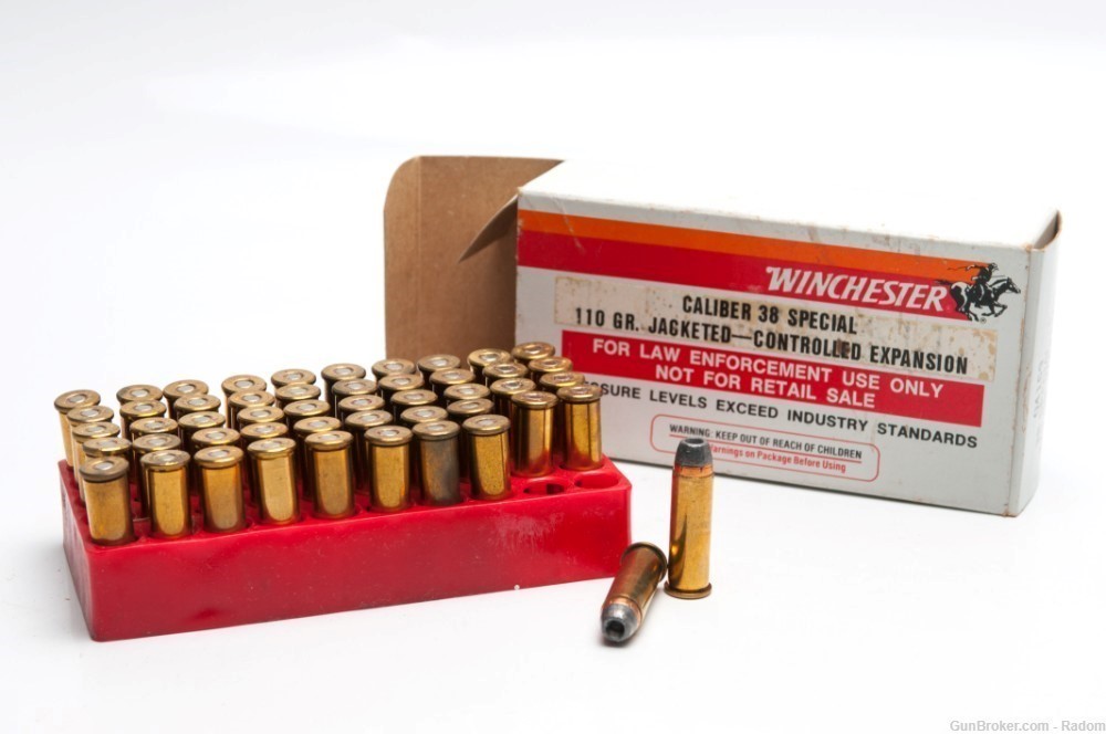 2 Boxes Winchester .38 Special +P | 110 Grain J.H.P. | Q4169-img-1