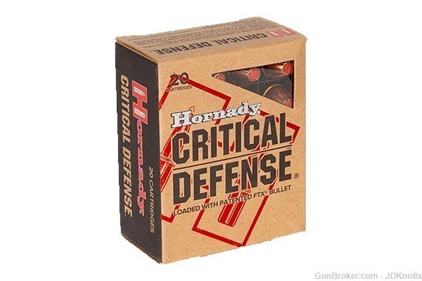40 S&W 165 gr FTX Critical Defense  #91340 20 Rounds Fast Ship!-img-0