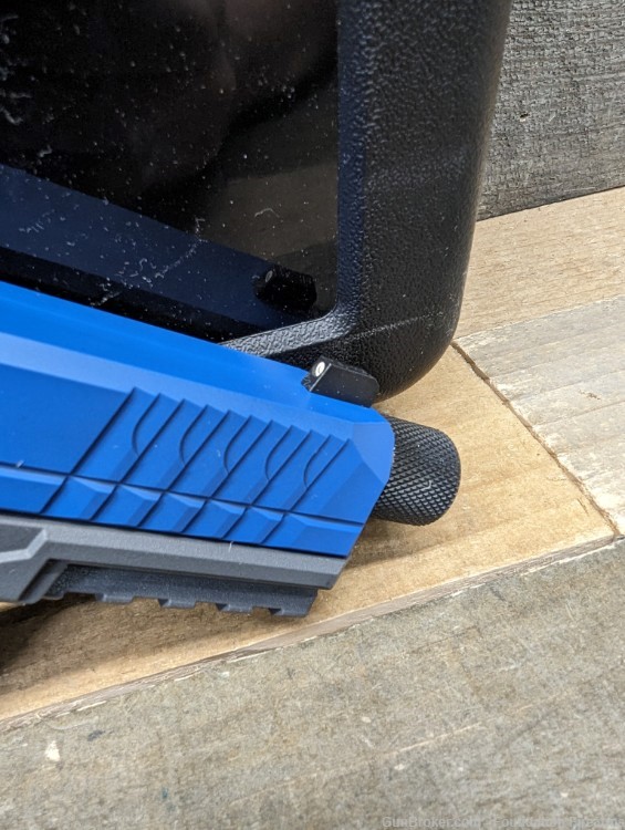 Polymer 80 - PFC9 Semi Auto 9mm Pistol Threaded  Blue Cerakote 4 Total Mags-img-5