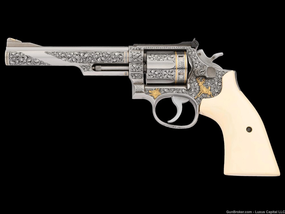 Ray Viramontez Engraved and Gold Inlaid S&W Model 66-1 Revolver-img-1