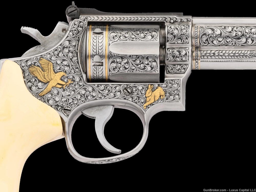 Ray Viramontez Engraved and Gold Inlaid S&W Model 66-1 Revolver-img-3