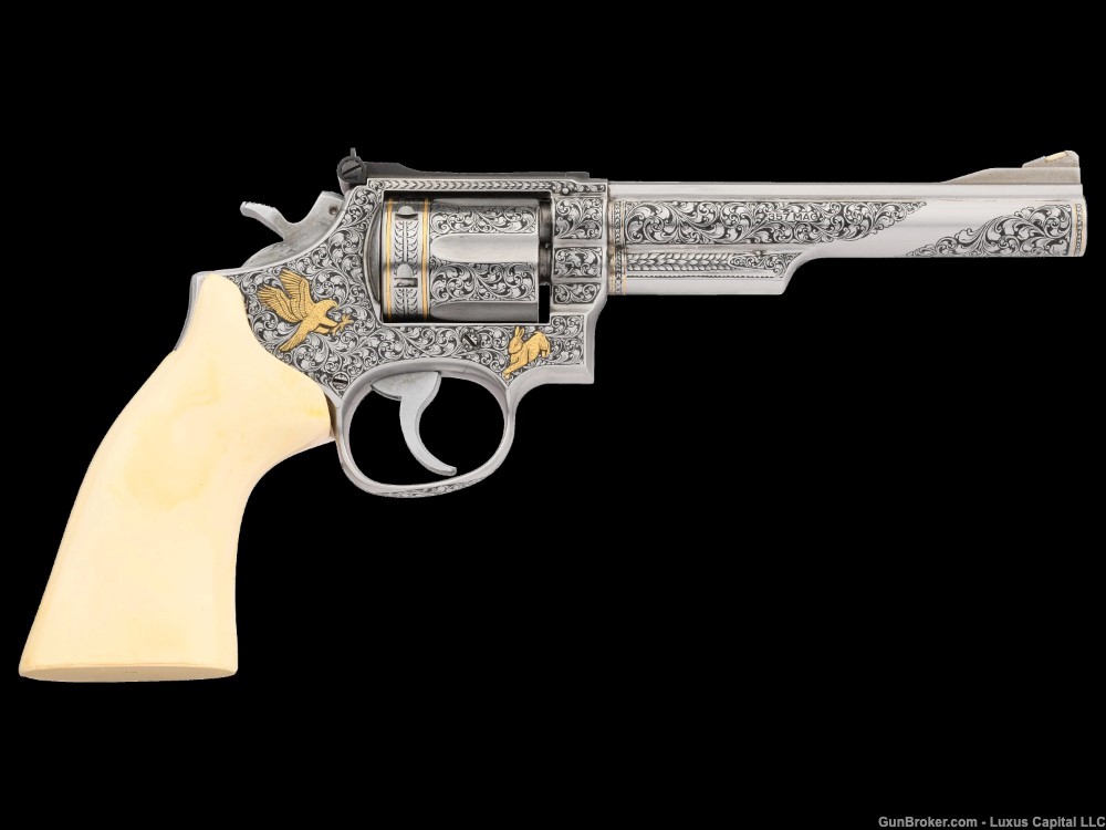 Ray Viramontez Engraved and Gold Inlaid S&W Model 66-1 Revolver-img-0