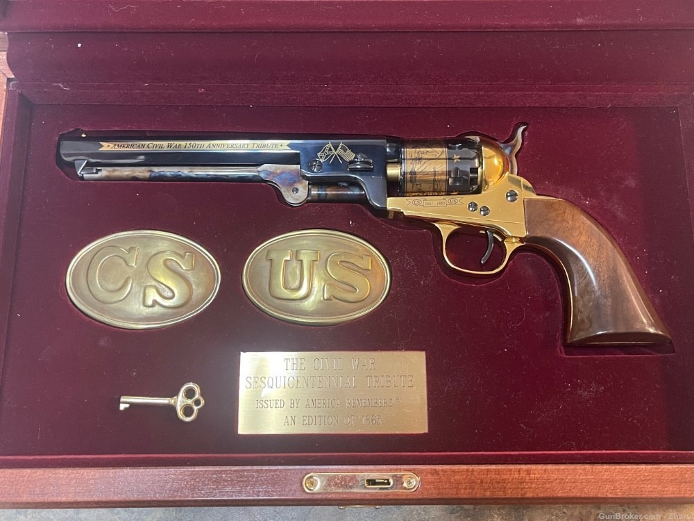 The Civil War Sesquicentennial A. Uberti 1851 Navy Revolver-img-0