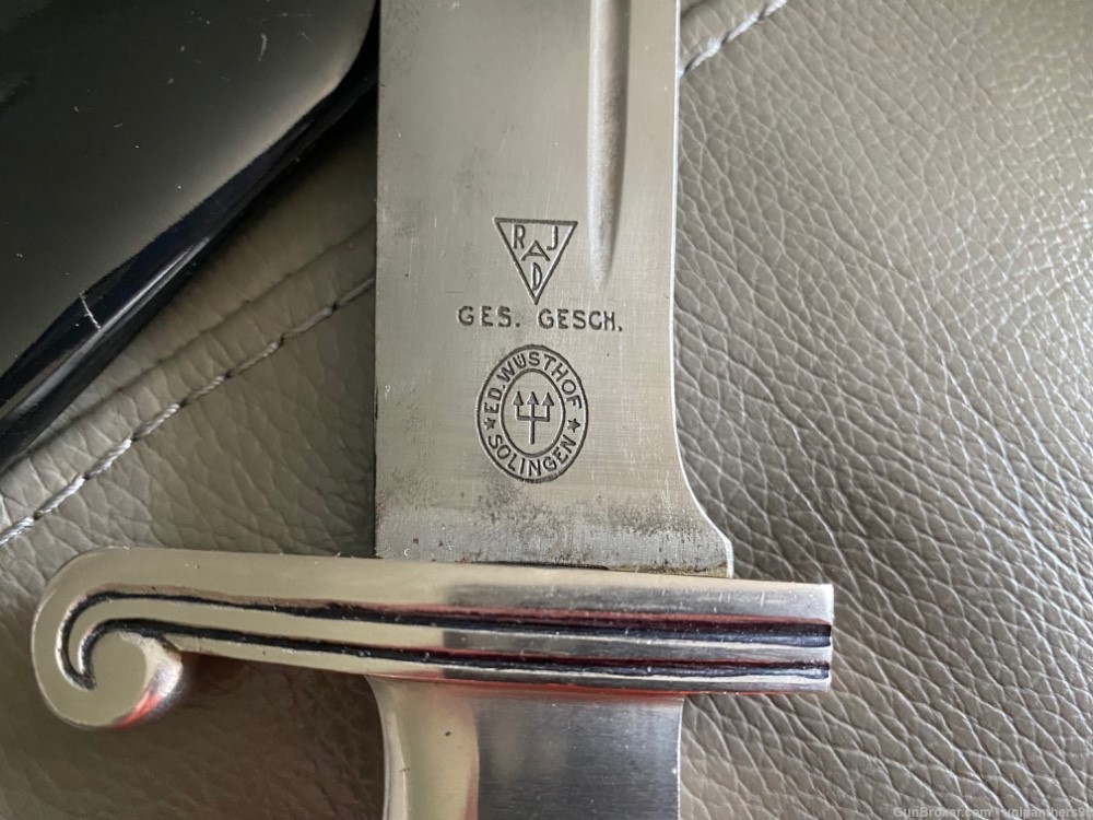Original Authentic German RAD Hewer Labor Corps Dagger by Wusthof WW2-img-10