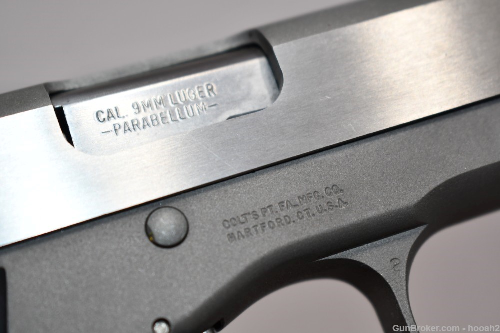 Nice Colt Pocket Nine Series 90 9mm Semi Auto Pistol W Case 1999-img-24