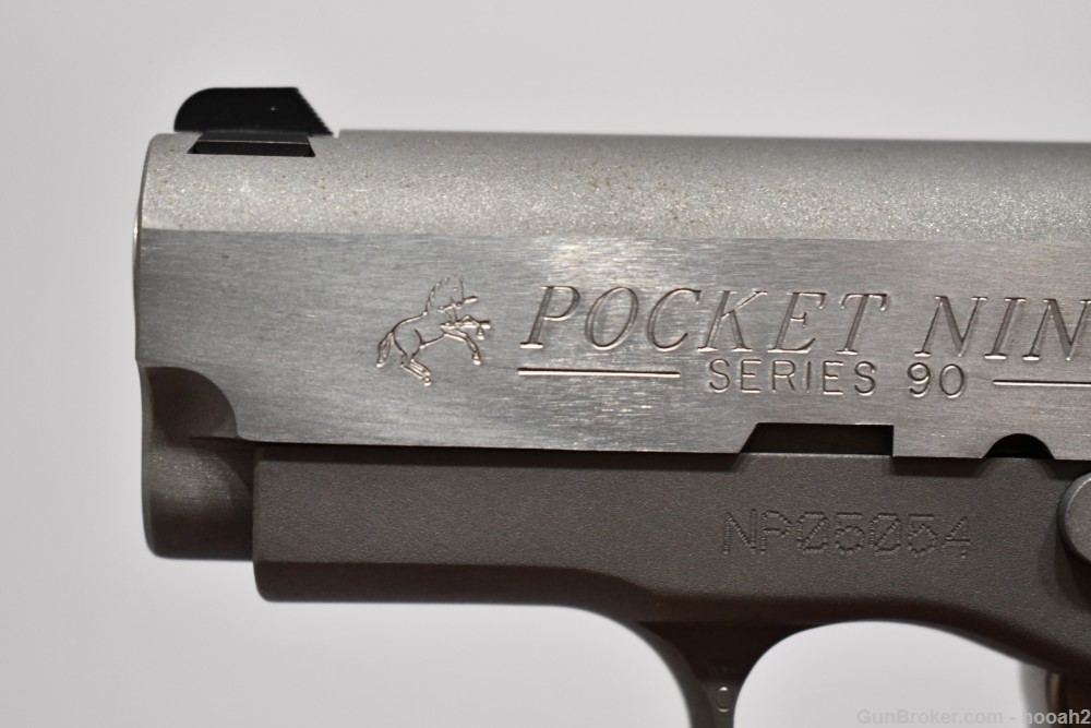 Nice Colt Pocket Nine Series 90 9mm Semi Auto Pistol W Case 1999-img-13