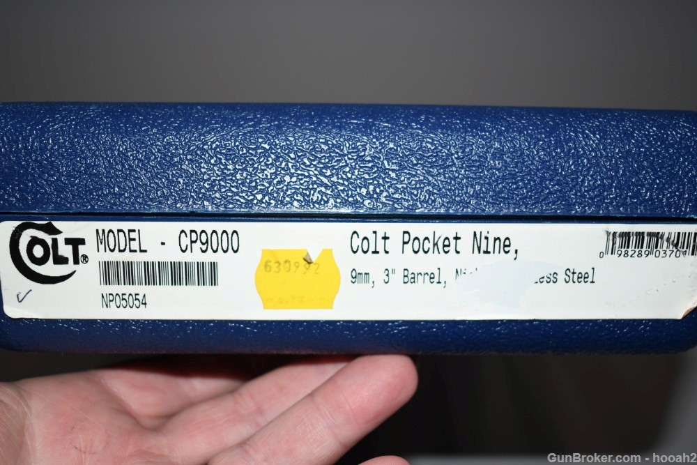 Nice Colt Pocket Nine Series 90 9mm Semi Auto Pistol W Case 1999-img-27