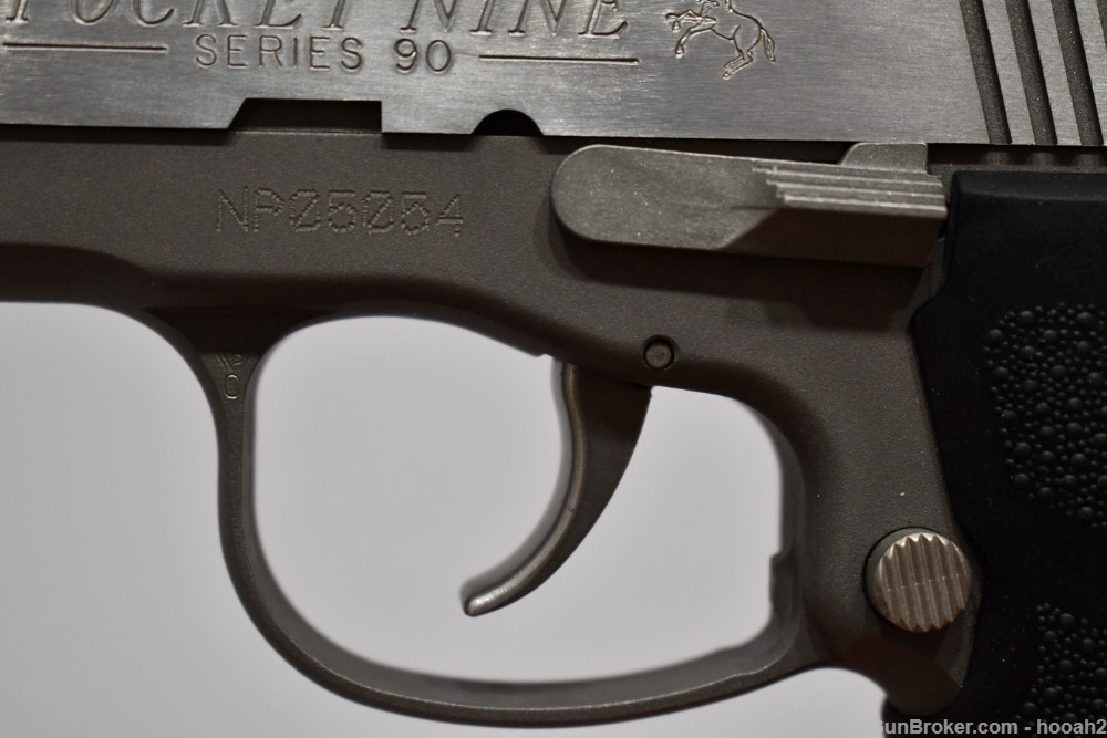 Nice Colt Pocket Nine Series 90 9mm Semi Auto Pistol W Case 1999-img-11
