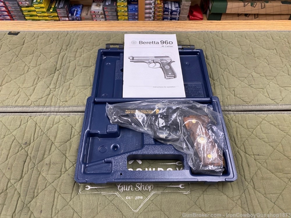 BERETTA 96D PA STATE POLICE 100TH ANNIVERSARY 40 S&W In Presentation Case-img-12