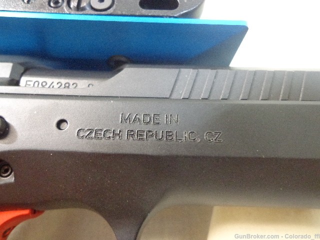 CZ 75 TS Czechmate Parrot, 9mm, LNIB w/accessories. AWESOME!-img-13