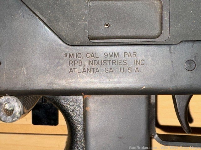 RPB Industries SM10 9mm Pistol! Penny Start! RARE version M11 Mac 10-img-2