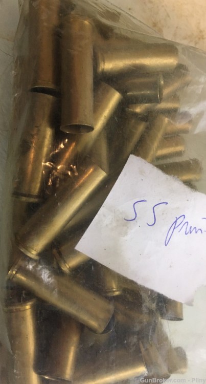55 sized and primed 357 magnum brass, mixed headstamps-img-0