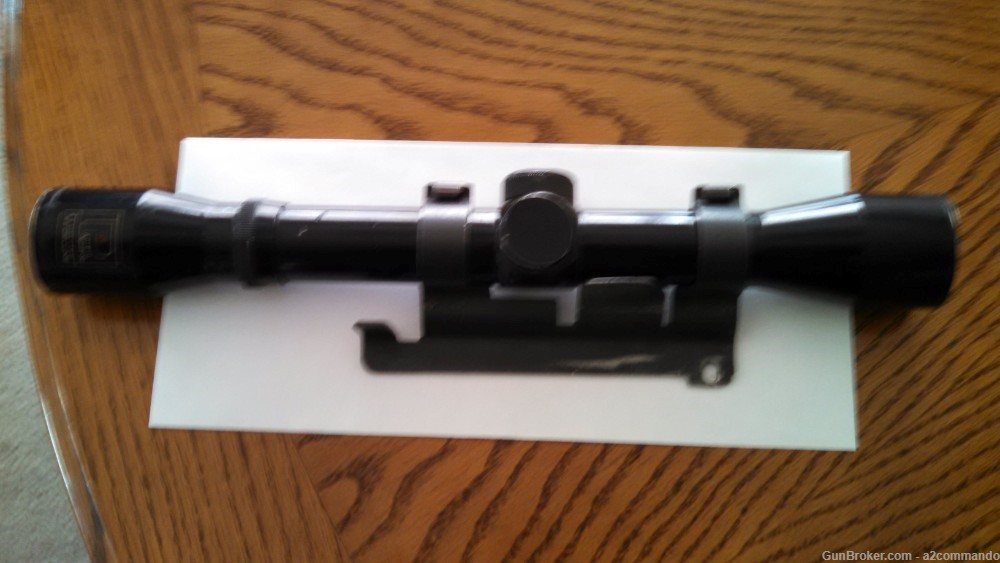 M1 carbine scope and mount MFG NUMRICH Arms scope MFG Pacific 4x32 deluxe-img-0