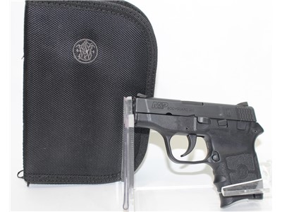 Smith & Wesson M&P Bodyguard 380 ACP 6+1 2 Mags Black Soft Case Used