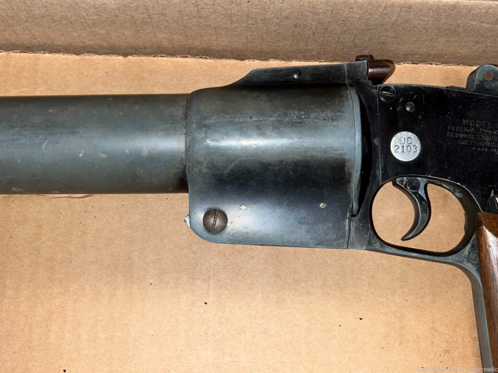 Federal Laboratories 201-Z Riot Gas Gun 37mm Flare Launcher Gun Layaway-img-5