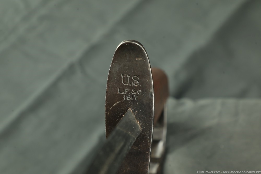 US WWI 1917 U.S. L.F. & C  Knuckle Duster Trench Knife & Sheath-img-10