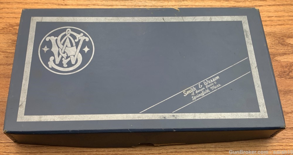 S&W 6" BLUE MODEL 53 JET W/ .22 LR INSERTS RARE .22 MAGNUM CF ORIG BOX 1961-img-2