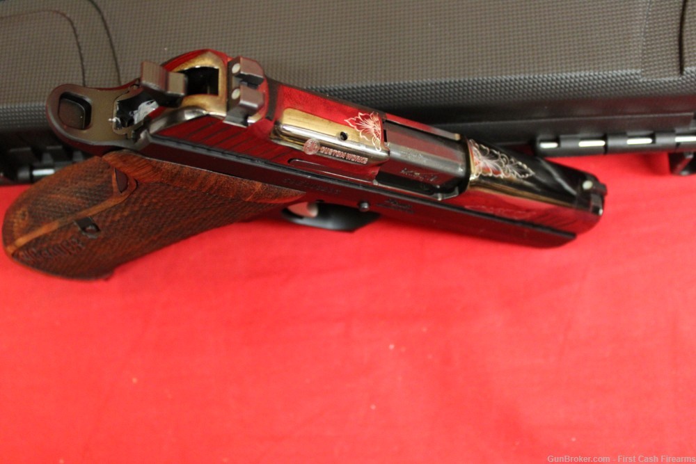 Sig Sauer P210 Engraved Custom Works Pistol, 9mm 8-rd Magazine.-img-1