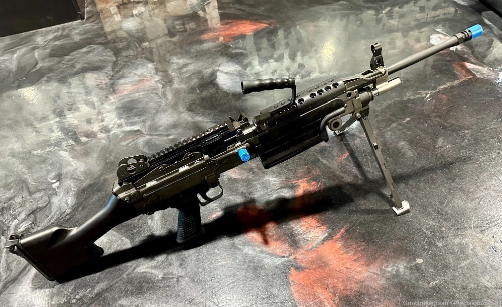 FN M249S SAW! Fnh 46-100169 5.56 New! Belt Fed M249-img-0