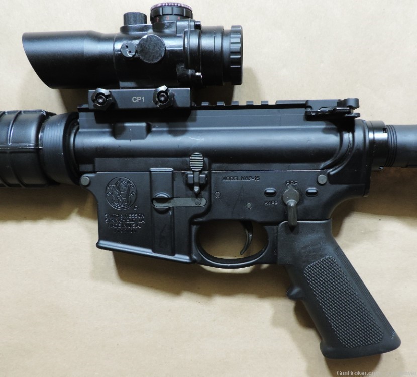 Smith & Wesson M&P15 5.56 NATO M&P-15 Scope SIG Sauer CP1 Compact Prismatic-img-3