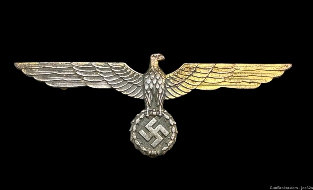 WW2 German Black Wound Badge Kriegsmarine Eagle medal WWII uniform “95”  km-img-5