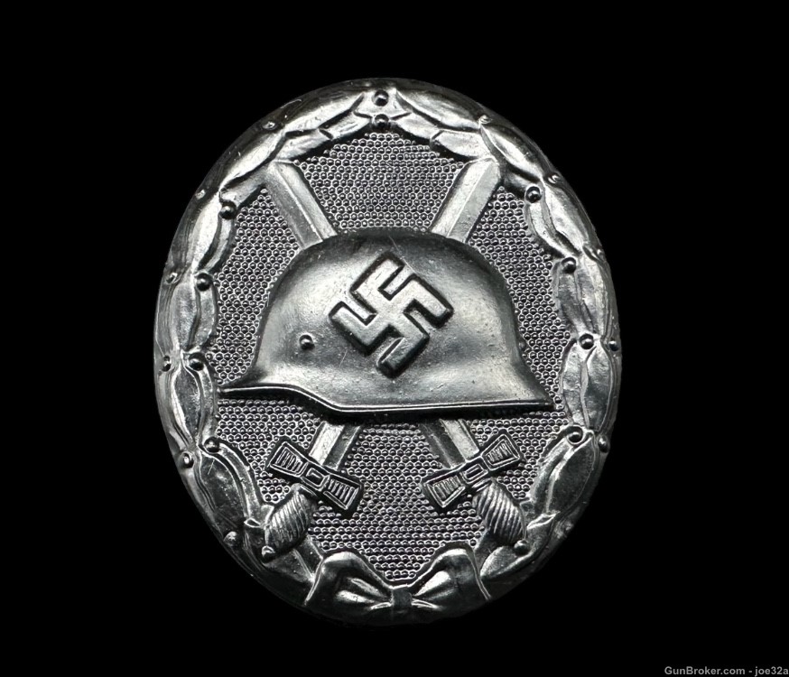 WW2 German Black Wound Badge Kriegsmarine Eagle medal WWII uniform “95”  km-img-2