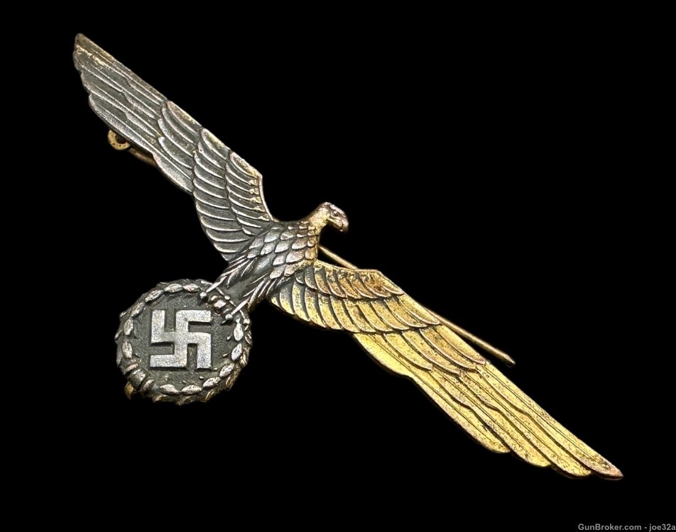 WW2 German Black Wound Badge Kriegsmarine Eagle medal WWII uniform “95”  km-img-7