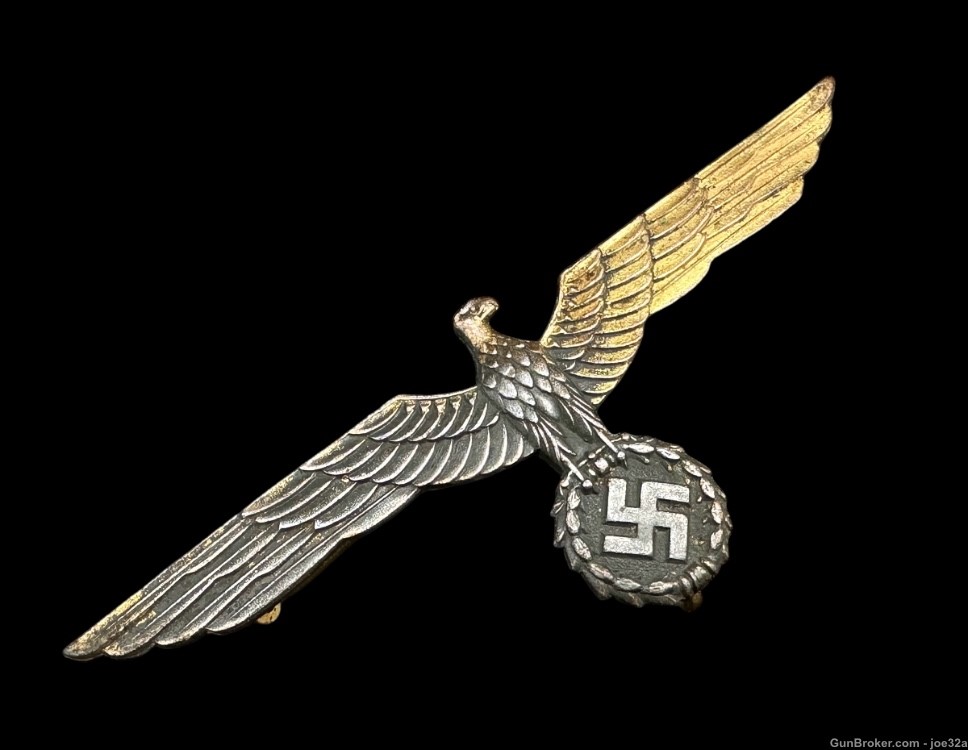 WW2 German Black Wound Badge Kriegsmarine Eagle medal WWII uniform “95”  km-img-6