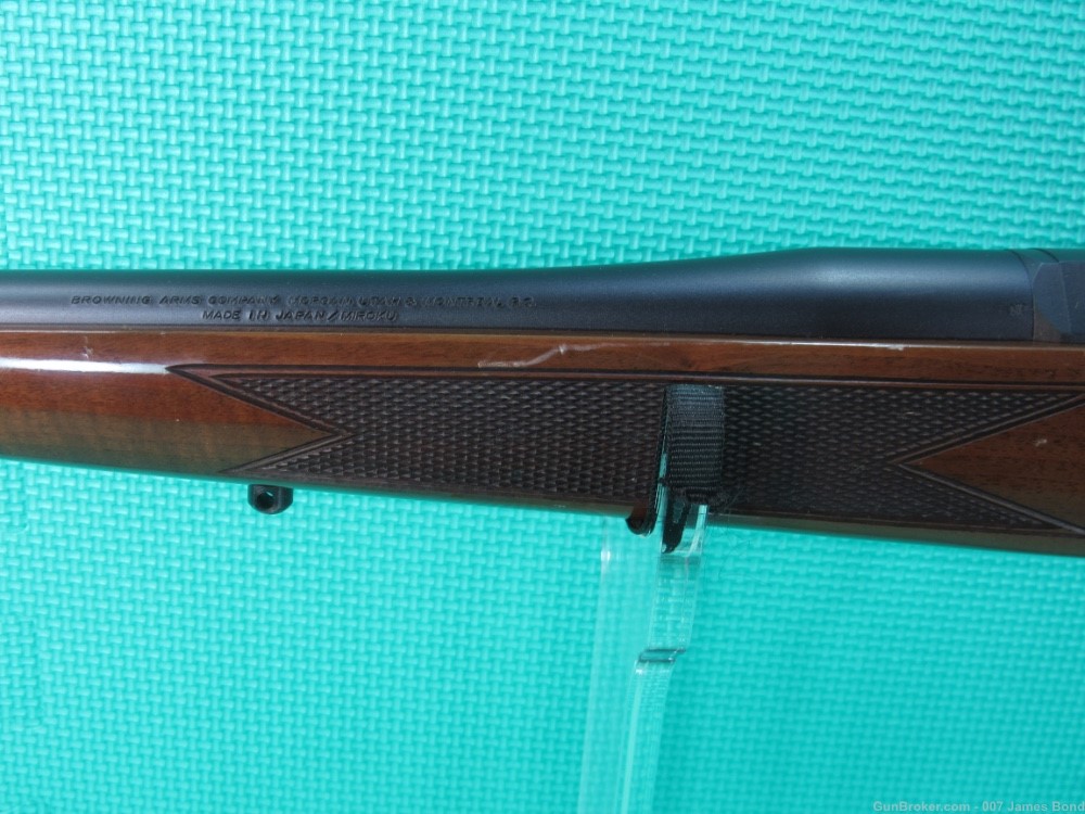 Browning A-Bolt Rifle 300 WSM Gloss Wood Stock Blued Finish 23” Very Nice-img-16