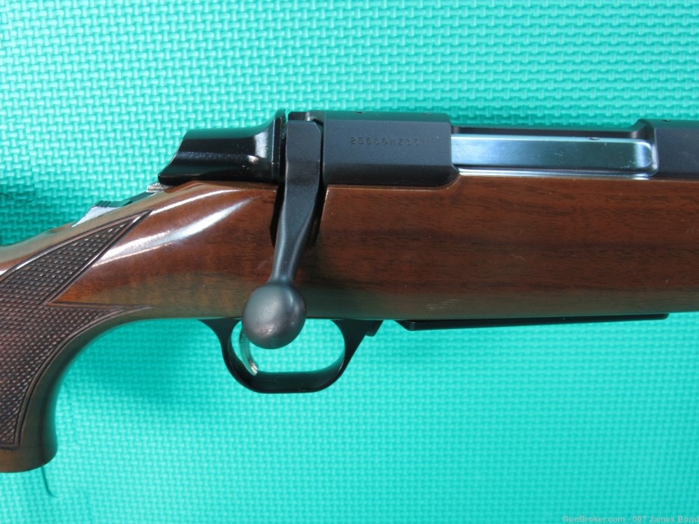 Browning A-Bolt Rifle 300 WSM Gloss Wood Stock Blued Finish 23” Very Nice-img-3