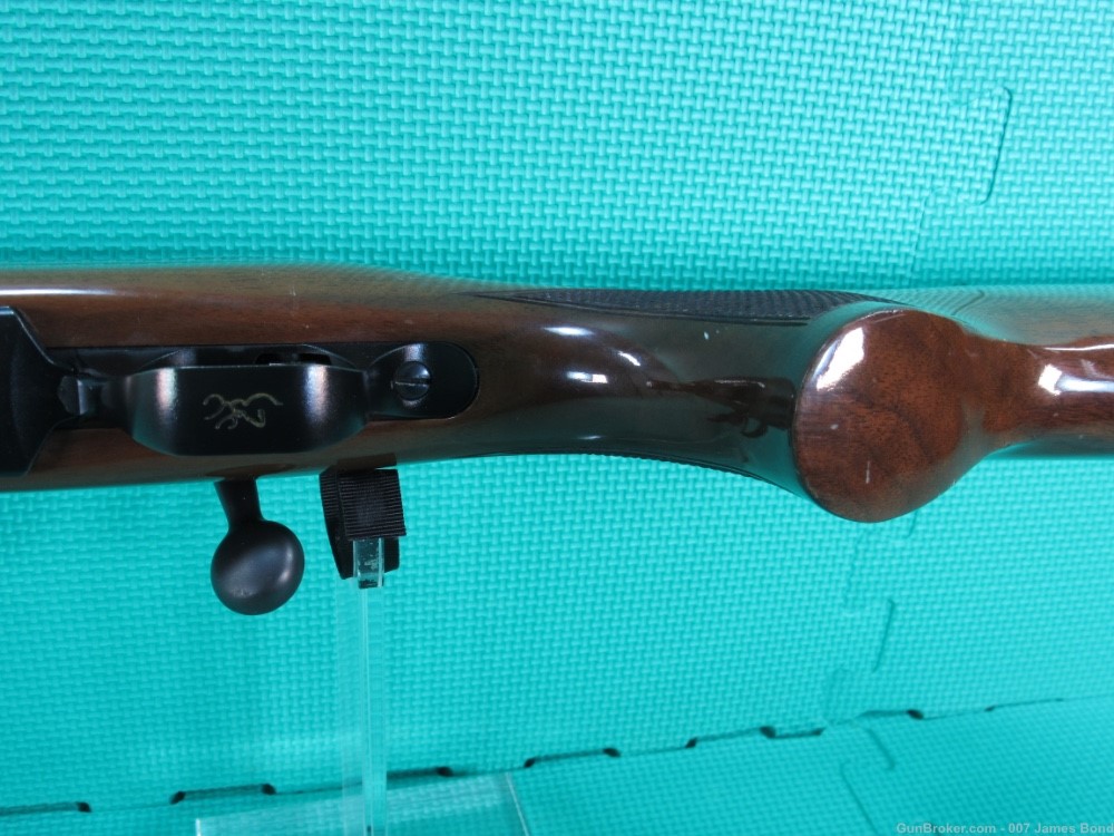 Browning A-Bolt Rifle 300 WSM Gloss Wood Stock Blued Finish 23” Very Nice-img-23