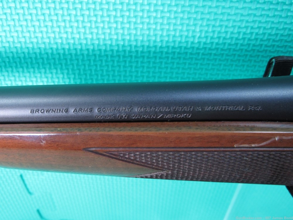 Browning A-Bolt Rifle 300 WSM Gloss Wood Stock Blued Finish 23” Very Nice-img-18
