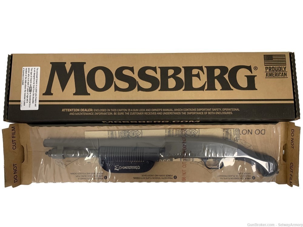 Mossberg 590 Shockwave 12 Gauge 14.375" 5rd Blk/Patriot Brown 50636 *PENNY*-img-2