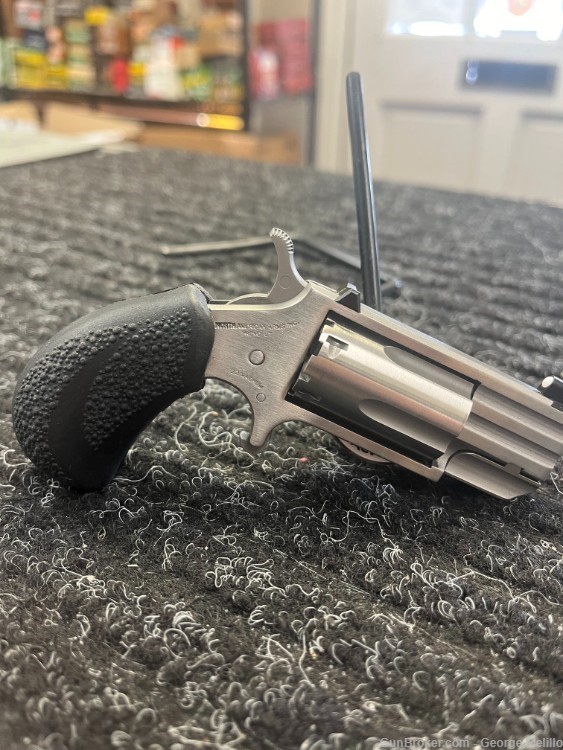 North American Arms PUG Stainless .22 Magnum Revolver NO CC FEE-img-0