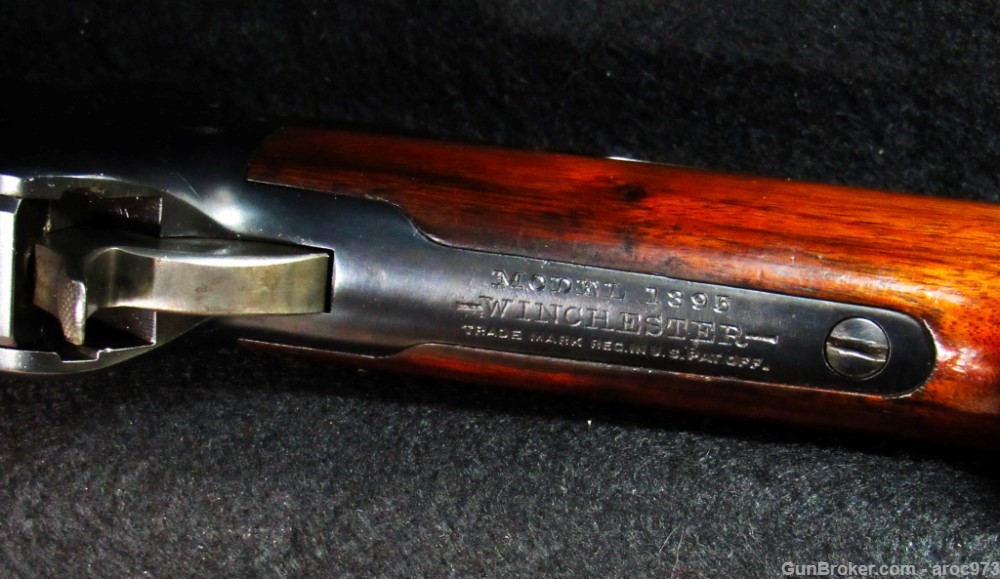 Winchester Model 1895  .405  British Proofs  Express Sight  Excellent  Bore-img-37