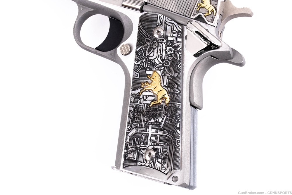TALO Colt 1911 Aztec Jaguar Stainless .38 Super 287 of 300 NEW FROM 2017-img-8