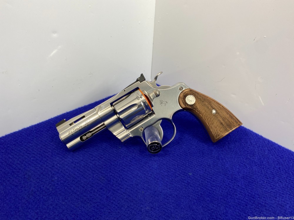 2022 Colt Python 357 Mag 3" Stainless *WILSON COMBAT SIGHTS & EAGLE GRIPS*-img-5