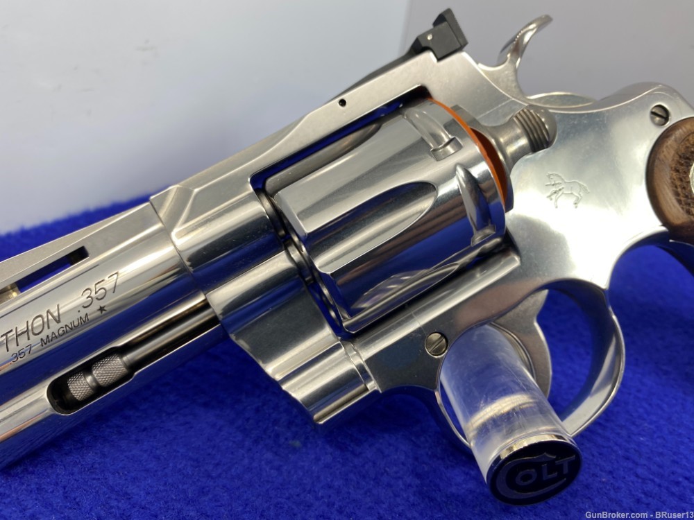 2022 Colt Python 357 Mag 3" Stainless *WILSON COMBAT SIGHTS & EAGLE GRIPS*-img-11